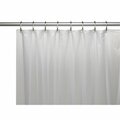 Carnation Home Fashions USC-3-10 3 Gauge Vinyl Shower Curtain Liner- Frosty Clear USC-3/10